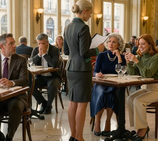 “‘Vad pinsamt för oss,’ sa min mamma när hon såg mig i min serveruniform på mors dag, tillräckligt högt för sex bord för att höra—, men hon kände inte till det vikta erbjudandebrevet gömt i mitt förkläde, eller att dottern hon hade tillbringat fyra år avskedande var på väg att säga fyra lugna ord som skulle stoppa hela restaurangen kall.”