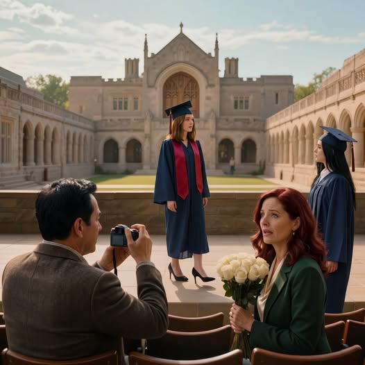 My father looked at my acceptance letter, slid it back across the table, and said, “Your sister is the better investment.” Four years later, he took a front-row seat at her graduation, camera ready, flowers in hand, certain the day belonged to Clare—until the university president lifted the microphone, called the valedictorian’s name, and my parents realized the daughter they had written off had been walking toward that stage all along.