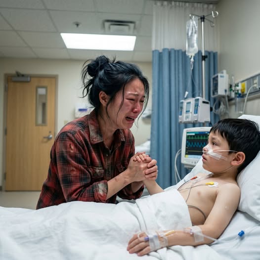 Jag hör fortfarande min sons röst den natten—thin, livrädd. “Mamma… ska jag dö?” Läkaren blinkade inte: “Åttiofem tusen. Ikväll.” Jag ringde mina föräldrar, händerna skakade. Min far suckade, kall som marmor: “Vi betalar inte för dina misstag.” År senare skröt de om min systers bröllop på 230 000 dollar som om det var heligt. Så en eftermiddag stod de vid min dörr… leende. Jag log back—och stängde den. Men det var inte slutet.