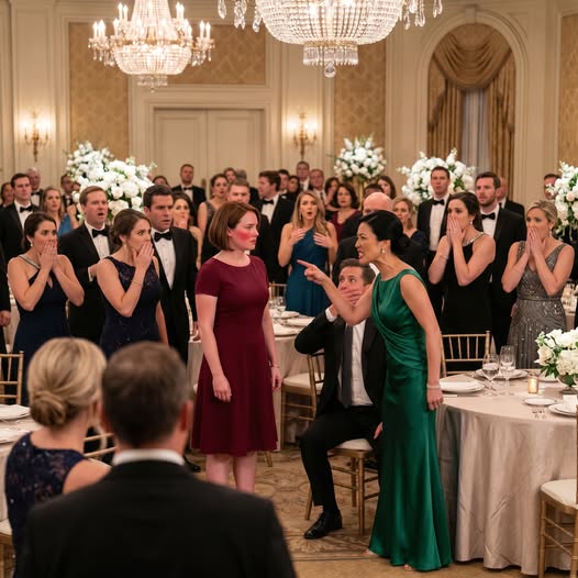 I walked into the engagement party in a borrowed dress, and my own sister snapped, “This wedding is over. I’m not letting a poor girl embarrass our family.” The room froze. My cheeks burned—until the groom suddenly stood, eyes wide, and said loud enough for everyone to hear, “Boss… you’re here.” Gasps rippled through the relatives. My sister stammered, “W-what did you call her?” I smiled—because that wasn’t even the biggest secret.