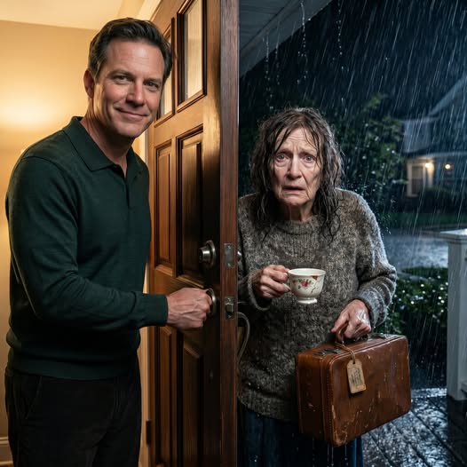 Jag stod frusen i dörröppningen när min far knuffade in min mormor i stormen och sa: ‘Hon dör ändå—. Jag slösar inte bort en dollar till på henne.’ Min mamma tittade bort. Min mormors händer skakade. Och i det ögonblicket insåg jag att människorna som uppfostrade mig var kapabla till något mycket värre än grymhet. Jag visste bara inte att hennes gamla röda halsduk dolde hemligheten som skulle förstöra dem alla…