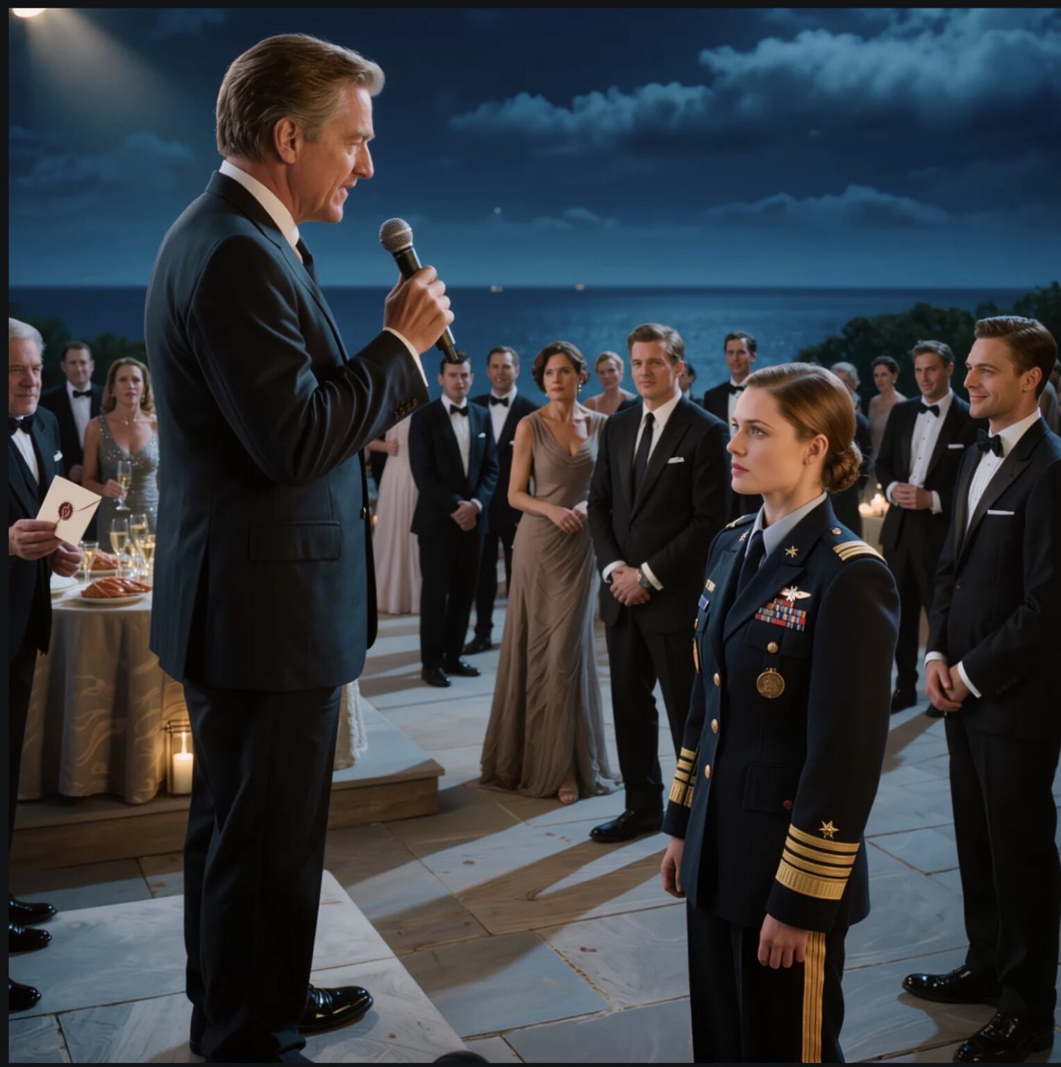 På hans glittrande Hamptons pensionärsfest, bilj…