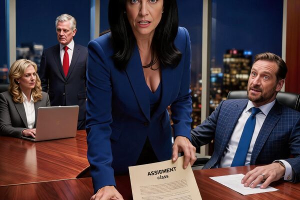 Je patent is nu eigendom van het bedrijf, schatje, grijnsde de vicepresident terwijl hij me ontsloeg waar de CEO bij was. Ik gaf hem een ​​map en zei hem de overdrachtsclausule te lezen voordat hij zich realiseerde dat de hele productlijn zojuist weer naar mij was teruggevallen.