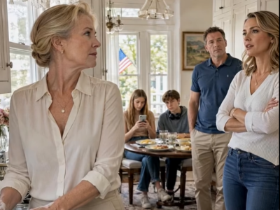 Mijn dochter stond in mijn keuken in Charleston en zei: “Je hebt geluk dat we je hier zelfs laten slapen