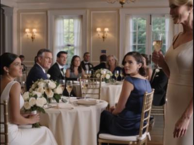 Op de bruiloft van mijn zus in Charleston bracht mijn moeder haar toast op mij uit toen ik vijfendertig was… Toen legde ik mijn ring op tafel en onthulde ik de echtgenoot die ze nooit hadden ontmoet.